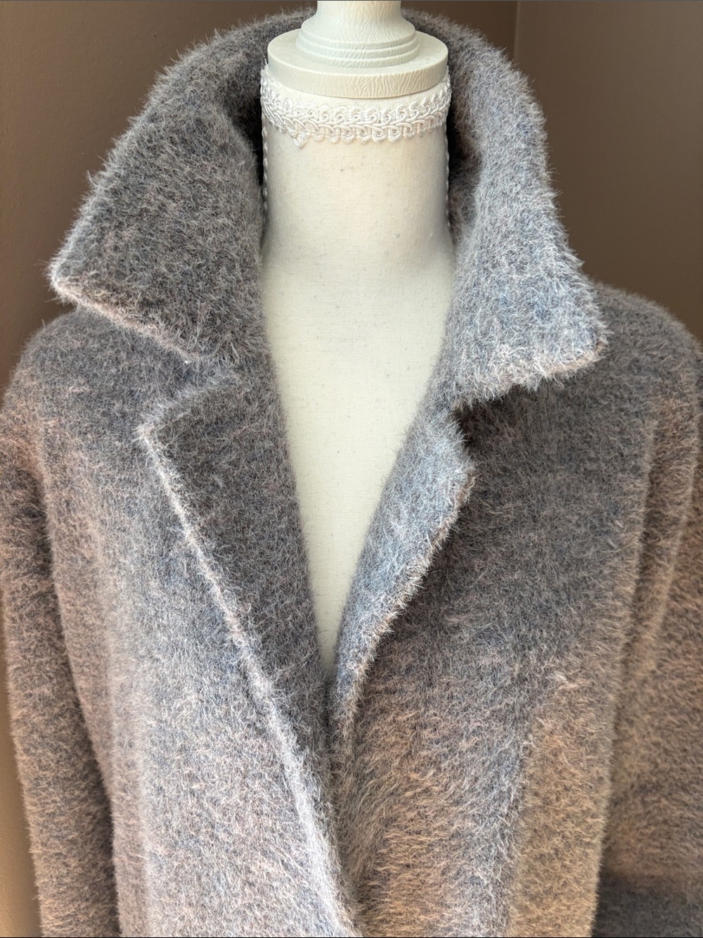 Cyrus Teddy Coat in Heather Gray - Picture 2 of 8